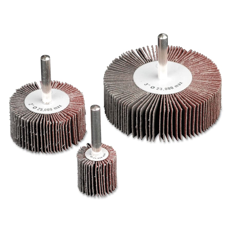 CGW ABRASIVES 39932 Flap Wheel, 2 in x 1 in, 60 Grit, 25000 RPM (Pack of 10 EA)