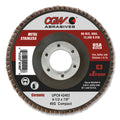 CGW ABRASIVES 42402 C3 Ceramic Flap Disc, 4-1/2 in dia, 40 Grit, 7/8 in Arbor, 13300 RPM (Pack of 10 EA)