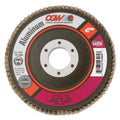 CGW ABRASIVES 43084 Aluminum Reg T27 Flap Disc, 4 1/2", 60 Grit, 7/8 Arbor, 13,300 rpm (Pack of 10 EA)
