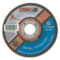 CGW Abrasives 45002 Quickie Cut™ Extra Thin Type 27 Cut-Off Wheel, 4-1/2 in dia, 7/8 in Arbor, 60 Grit (Pack of 25 EA)