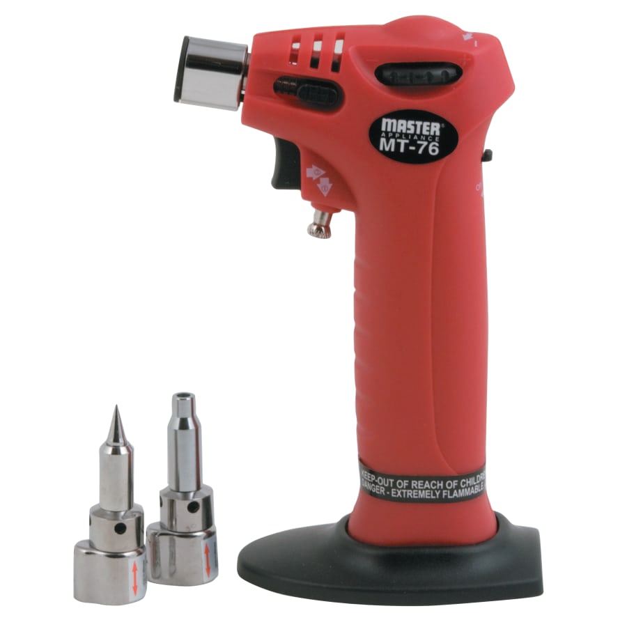 Master Appliance MT-76 Trigger Torch, 2500 F, Butane, Soldering/Hot Air Tips