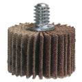 MERIT ABRASIVES 08834131009 High Performance Mini Flap Wheels with 1/4"-20 Thread, 1" x 1", 80 Grit, 30,000 RPM (Pack of 10 EA)