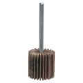 MERIT ABRASIVES 08834137312 Mini Flap Wheels with Mounted Steel Shanks, 1 in x 1 in, 120 Grit, 30,000 rpm (Pack of 10 EA)