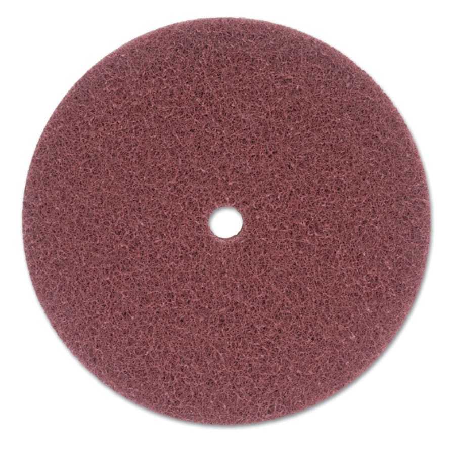 Merit Abrasives 08834162413 High Strength Buffing Disc, 8 in, Maroon, Very Fine (Pack of 25 EA)