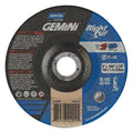 Norton 66252842202 Gemini® RightCut™ Right Angle Cut-Off Wheel, Type 27/42, 6 in dia x 0.045 in Thick x 7/8 in Arbor, 25 EA/PK