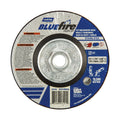Blue Fire Grinding/Cutting Wheel, Zirconia Alumina, 4-1/2 in dia, 5/8 in-11 Arbor, 24 Grit