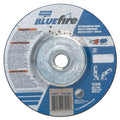 Norton 66252843211 Bluefire Type 27 Depressed Center Wheel, 4-1/2 in x 1/8 in, 5/8-11 Arbor, 24 Grit (Pack of 10)