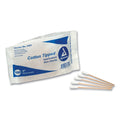 First Aid Only 25-400 Cotton Tipped Applicator, 3 in, Wood Shaft, 100/Bag