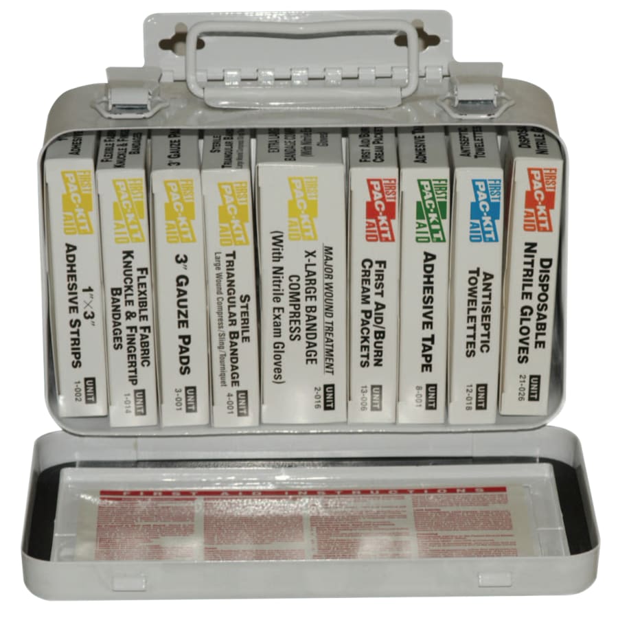 First Aid Only 5001 10 Unit Steel First Aid Kit