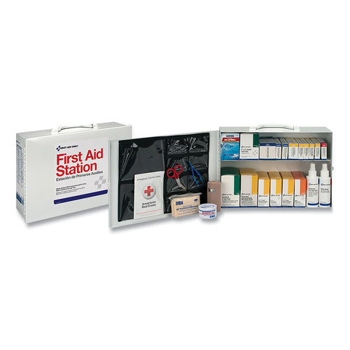 100 Person Industrial First Aid Kit, Steel Case