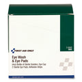 First Aid Only 7-600 Eye Flush Set, 6-Pc, 4 oz Eye Wash, Sterile Eye Cup, 2 Eye Pads and Strips