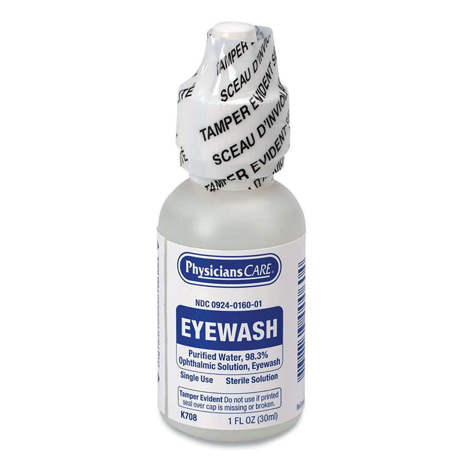 First Aid Only K708 Eye Flush Bottles, 1 oz
