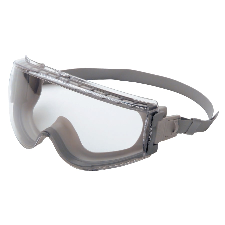 UVEX by PIP S3960HS Stealth® Goggles, One Size, Clear Lens, Gray Frame, Indirect Vent, HydroShield® AF, Neoprene Strap