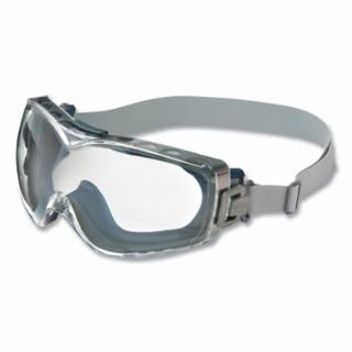 UVEX by PIP S3970HSF Stealth OTG Goggle, Clear/Navy Lens, Fabric Strap