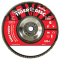 Weiler 50113 Saber Tooth Ceramic Flap Discs, 7, 40 Grit, 5/8 Arbor, 12,000 rpm (Pack of 10 EA)