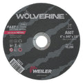 Weiler 56273 Wolverine® Angle Grinder Cut-Off Wheel, Type 1, AO, 6 in dia x 7/8 in AH x 0.045 in Thick, 60T, 1 EA/EA