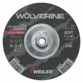Weiler 56425 Wolverine Combo Wheels, 7 in Dia, 1/8 in Thick, 5/8 in Arbor, 24 Grit, T (Pack of 1 EA)
