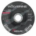 Weiler 56428 Wolverine® Combo Wheel, 5 in Dia, 1/8 in Thick, 7/8 in Arbor, 24 Grit, T (Pack of 25 EA)