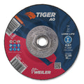 Tiger AO Angle Grinder Cut-Off Wheel, 5 in dia x 3/32 in Thick, 5/8 in-11 UNC Arbor, A36S, Type 27 (Pack of 10 EA)
