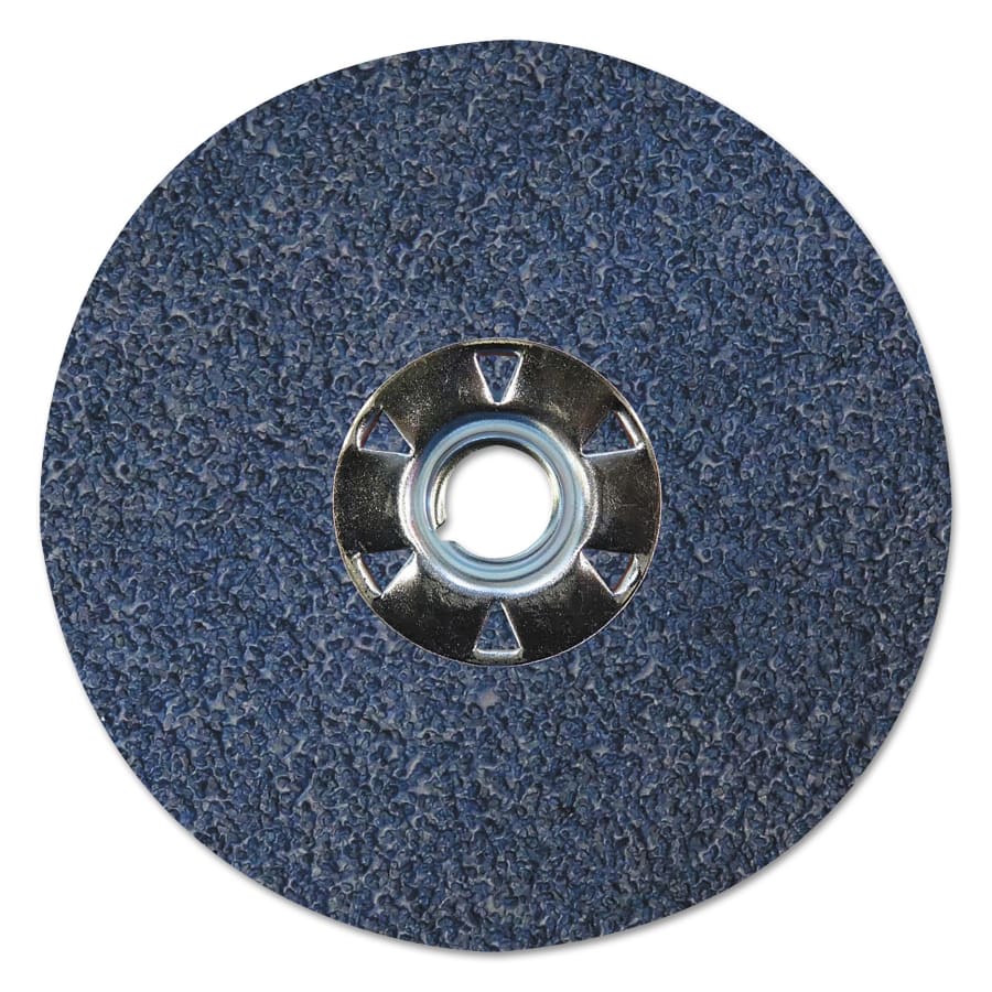 Weiler 59932 Tiger® Resin Fiber Discs, 4 1/2 in Dia, 5/8 Arbor, 36 Grit, Zirconia