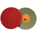 Weiler 60172 Plastic Button Style Blending Discs, Ceramic, 2 in Dia., 80 Grit (Pack of 50 EA)