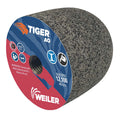 Tiger Grinding Plug, 3 in dia x 3 in Thick x 5/8 in-11 Arbor, 24 Grit, Aluminum Oxide, Type 18R (Box of 12 EA)
