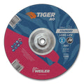 Weiler 804-68377 Tiger Grinding Wheel 9 in 24 Grit Threaded Type 27