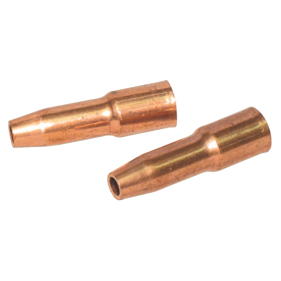 Best Welds 23-37 MIG Gun Nozzle, 1/8 in Recess, 3/8 in Bore, Tweco Style 23, Self-Insulated, Copper (Pack of 2 EA)