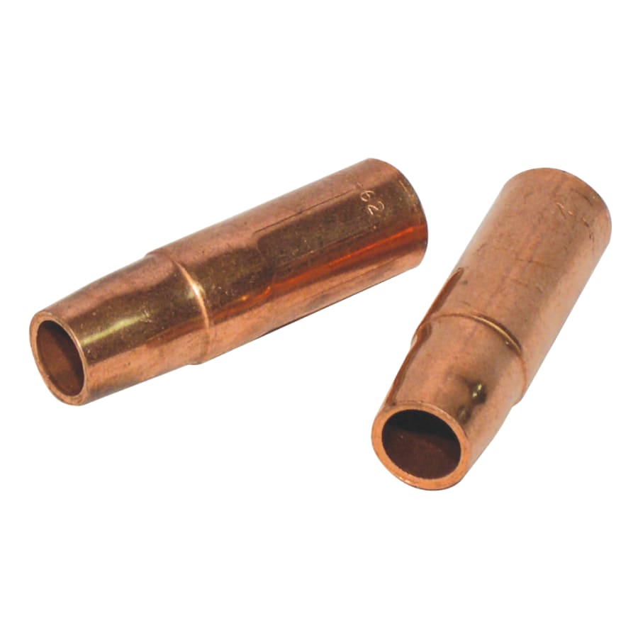 Best Welds 900-23-62 MIG Gun Nozzle, 1/8 in Recess, 5/8 in Bore, Tweco Style 23, Self-Insulated, Copper