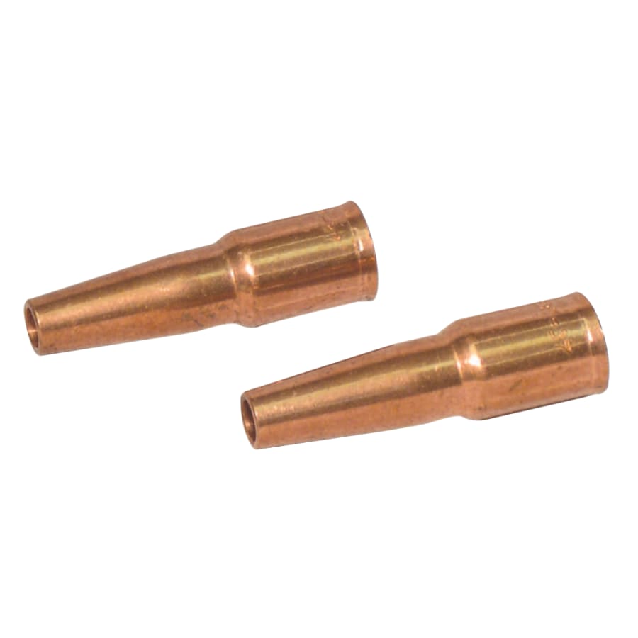 Best Welds 23T-37 MIG Gun Nozzle, 1/8 in Recess, 3/8 in Bore, Best Welds 250/400, Tweco Style 23, Copper (Pack of 2 EA)