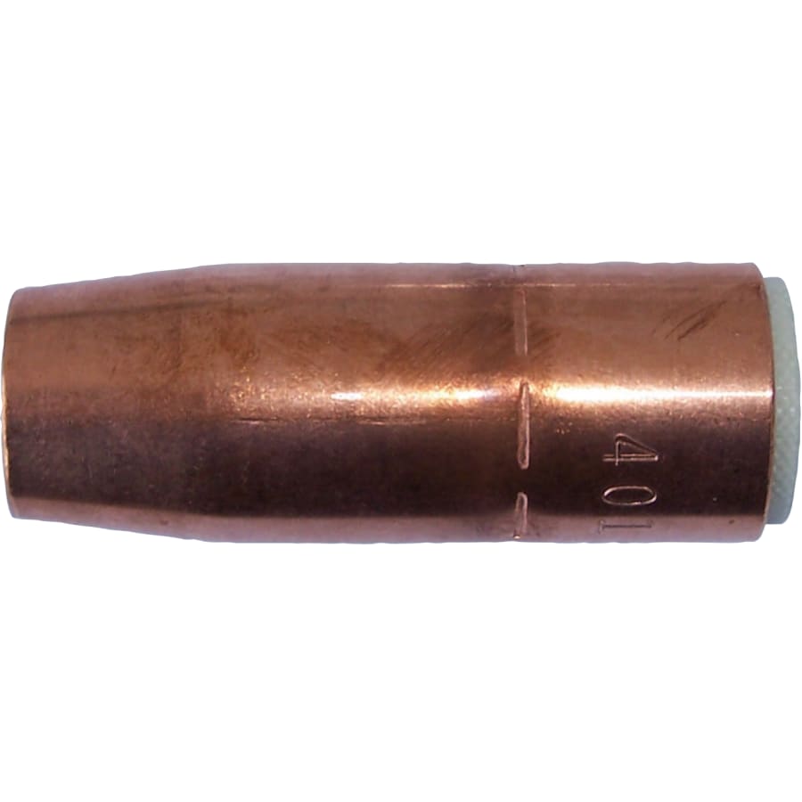Best Welds 401-6-62 MIG Gun Nozzle, 1/8 in Recess, 5/8 in Bore, Tregaskiss Style, Heavy-Duty, Insulated, Copper
