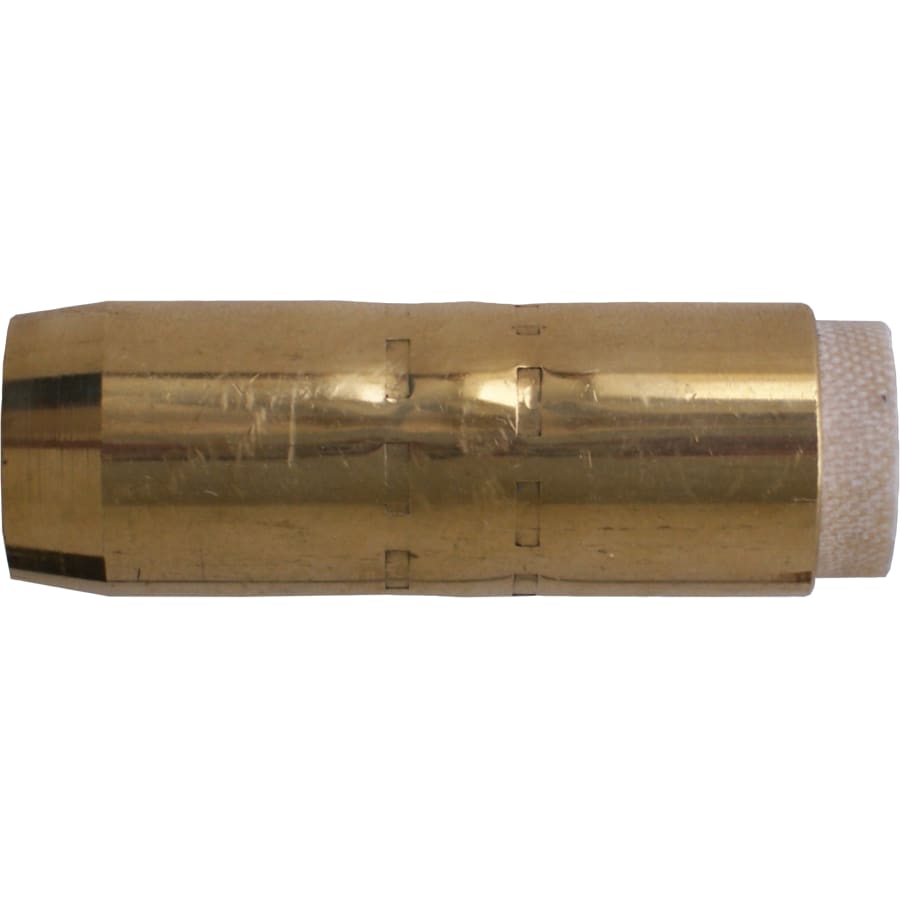 Best Welds 4391 MIG Gun Nozzle, 5/8 in Bore, Brass, Bernard Style, Heavy-Duty, Insulated