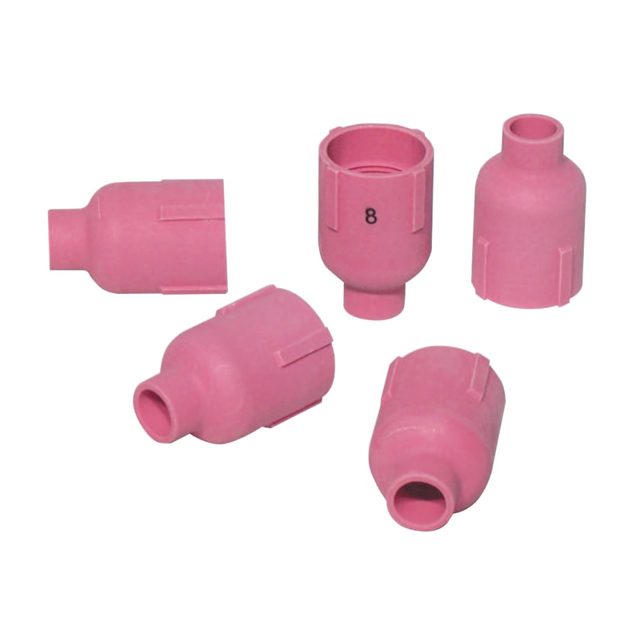Best Welds 57N74 Alumina Nozzle TIG Cup, 1/2 in, Sz 8, For Torch 9, 12, 17, 18, 20, 22, 25, 26, 27, Large Gas Lens, 1-7/8 in