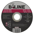B-Line Abrasives 1RC4578 Angle Grinder Cutting Wheel, 4-1/2 in dia, 0.045 in Thick, 7/8 in Arbor, 60 Grit, Aluminum O...