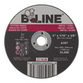 B-Line Abrasives 311638 Die Grinder Cut-Off Wheel, 3 in dia, 1/16 in Thick, 3/8 in Arbor, 36 Grit, Aluminum Oxide