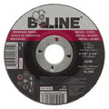 B-Line Abrasives 4121478 Depressed Center Grinding Wheel, 4-1/2 in dia, 1/4 in Thick, 7/8 in Arbor, 24 Grit