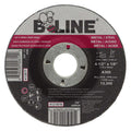 B-Line Abrasives 4121878 Depressed Center Combo Wheel, 4-1/2 in dia, 1/8 in Thick, 7/8 in Arbor, 30 Grit, Aluminum Oxide