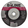 B-Line Abrasives 41287T Depressed Center Combo Wheel, 4-1/2 in dia, 1/8 in Thick, 5/8 in-11 Arbor, 30 Grit, Aluminum ...