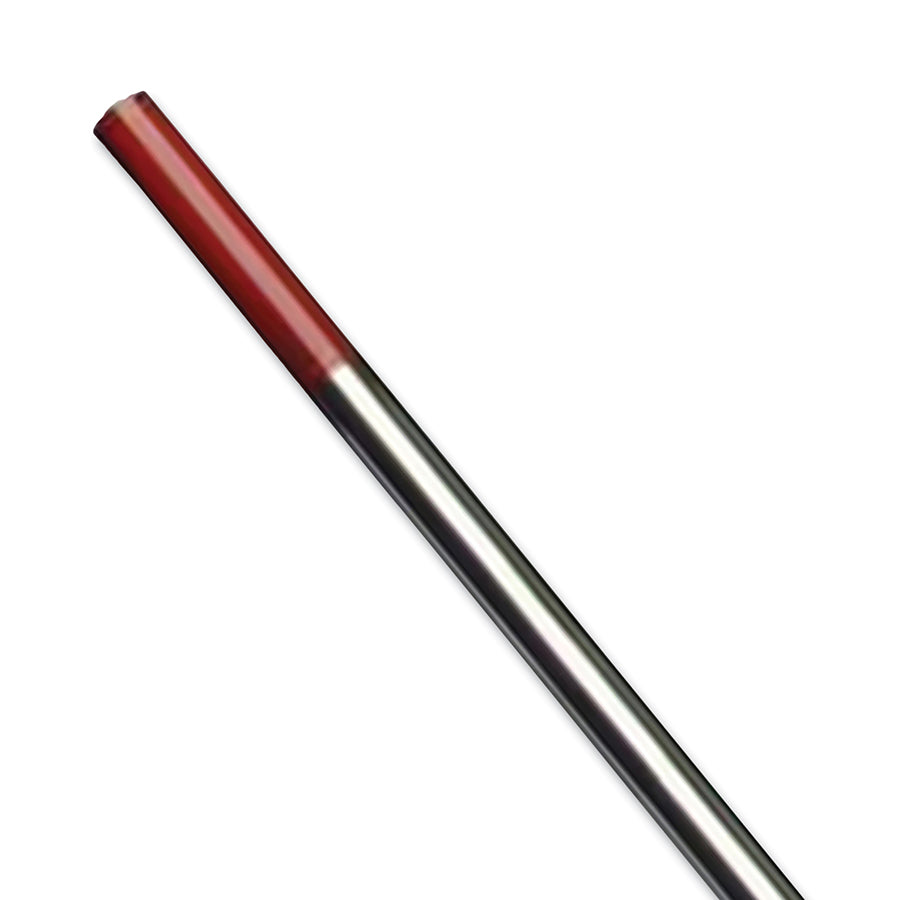 TIG Star TU2T1257 2% Thoriated TIG Tungsten Electrode, 1/8 in x 7 in (10 Pack)