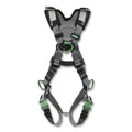 MSA 10194864 V-FIT Standard Full-Body Harness with Back, Chest and Hip D-Rings, Quick-Connect Leg Straps