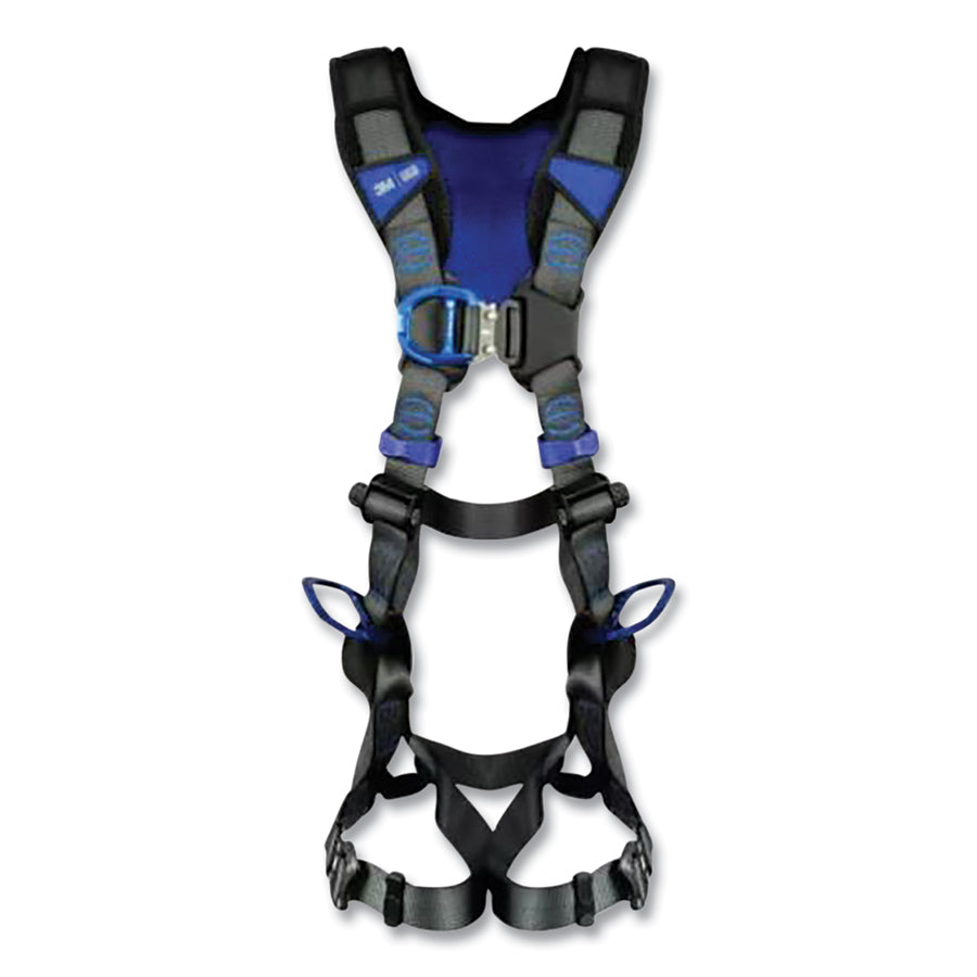 DBI-SALA 1403214 ExoFit X300 X-Style Wind Energy Safety Harness, Back/Front/Hip D-Rings, Medium/Large, Auto-Locking QC/Revolver