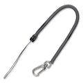 PACIFIC HANDY CUTTER A42001-9 Coil Lanyard, Clip-On, Loop End, Swivel Clip, Black