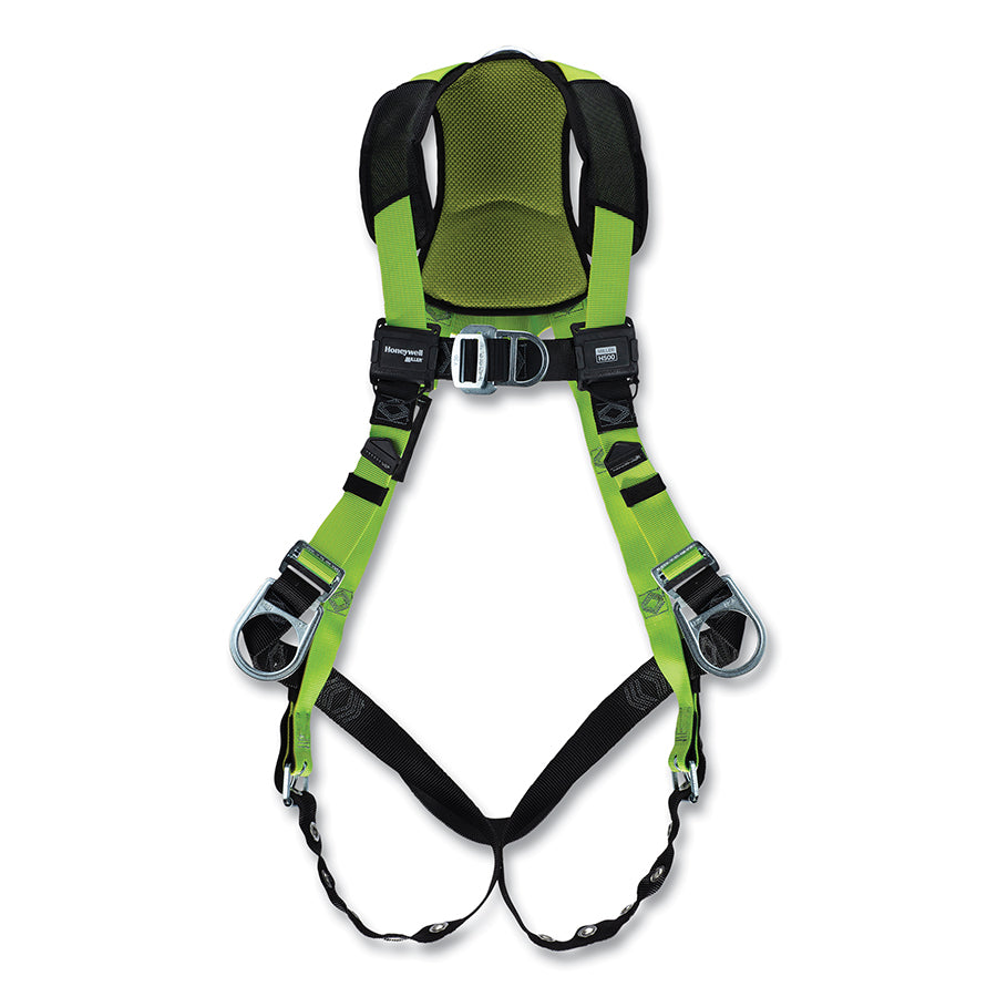 MILLER by PIP H5IC311122 H500 Industry Comfort Full Body Harness, Back/Front/Side D-Rings, Tongue Leg/Mating Chest Buckles, Universal