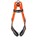 MILLER by PIP T4500SP/UAK Titan II Non-Stretch Harness, Back D-Ring, Univ (Lg/XL), Friction Shoulder/Mating Chest/Tongue Leg Buckles
