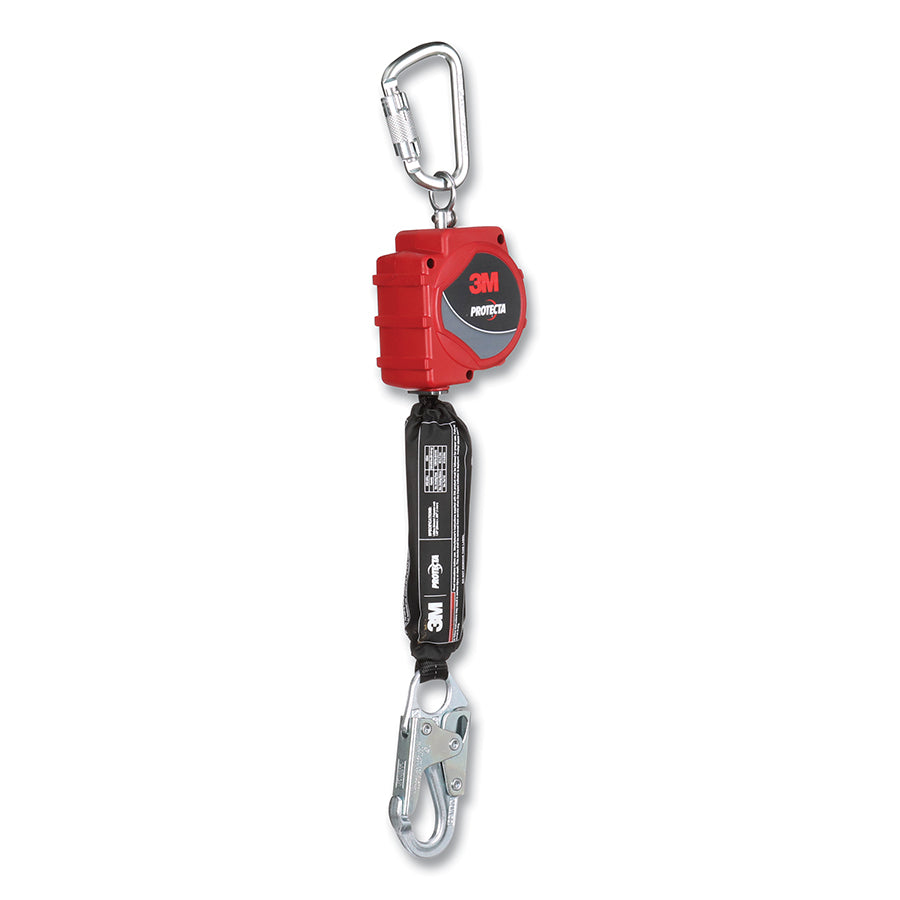 PROTECTA 3100513 Self-Retracting Cable Lifeline, Web, 11 ft, Snap Hook