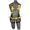 DBI-SALA 1101654 Delta™ Construction Style Harness, (2) Waist D-Rings, Back D-Ring, Medium