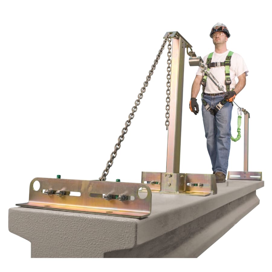 MILLER by PIP SGC/120FT SkyGrip Temporary Horizontal Lifeline System, Concrete, 120 ft, Four Workers