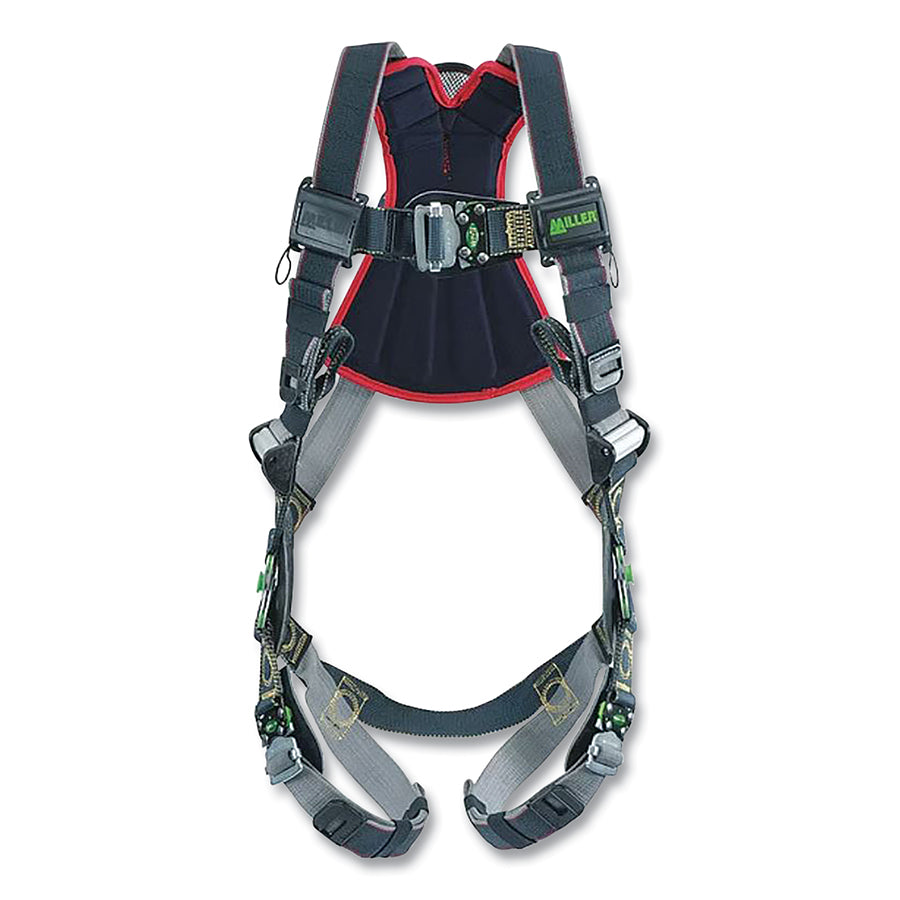 MILLER by PIP RKNARRL-QC/S/MBK Revolution Arc-Rated Full Body Harness, Quick-Connect Chest/Side D-Ring Buckles, Small/Medium