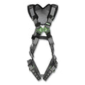 MSA 10194890 V-FIT Full-Body Harness, Back D-Ring, XL, QC Chest/Tongue-Buckle Leg Straps, Shoulder Padding