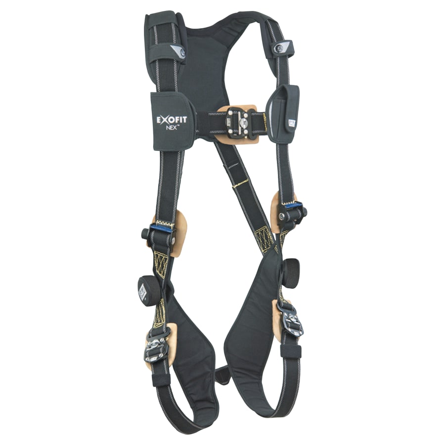 DBI-SALA 1103085 ExoFit NEX Arc Flash Harness w/ PVC Coated Aluminum D-Rings, Back D-Ring, Small